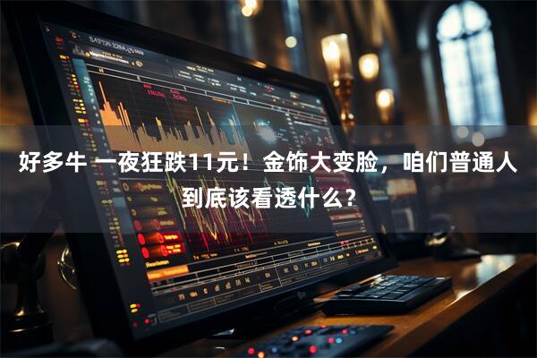 好多牛 一夜狂跌11元!金饰大变脸,咱们普通人到底该看透什么?
