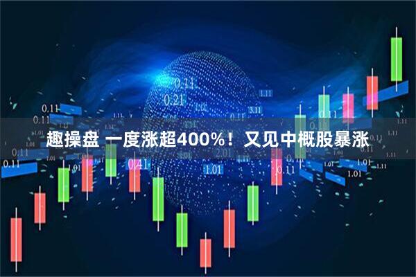 趣操盘 一度涨超400%!又见中概股暴涨